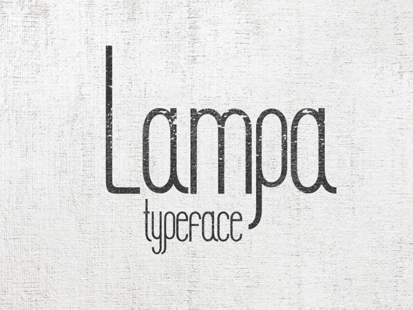 LAMPA free font